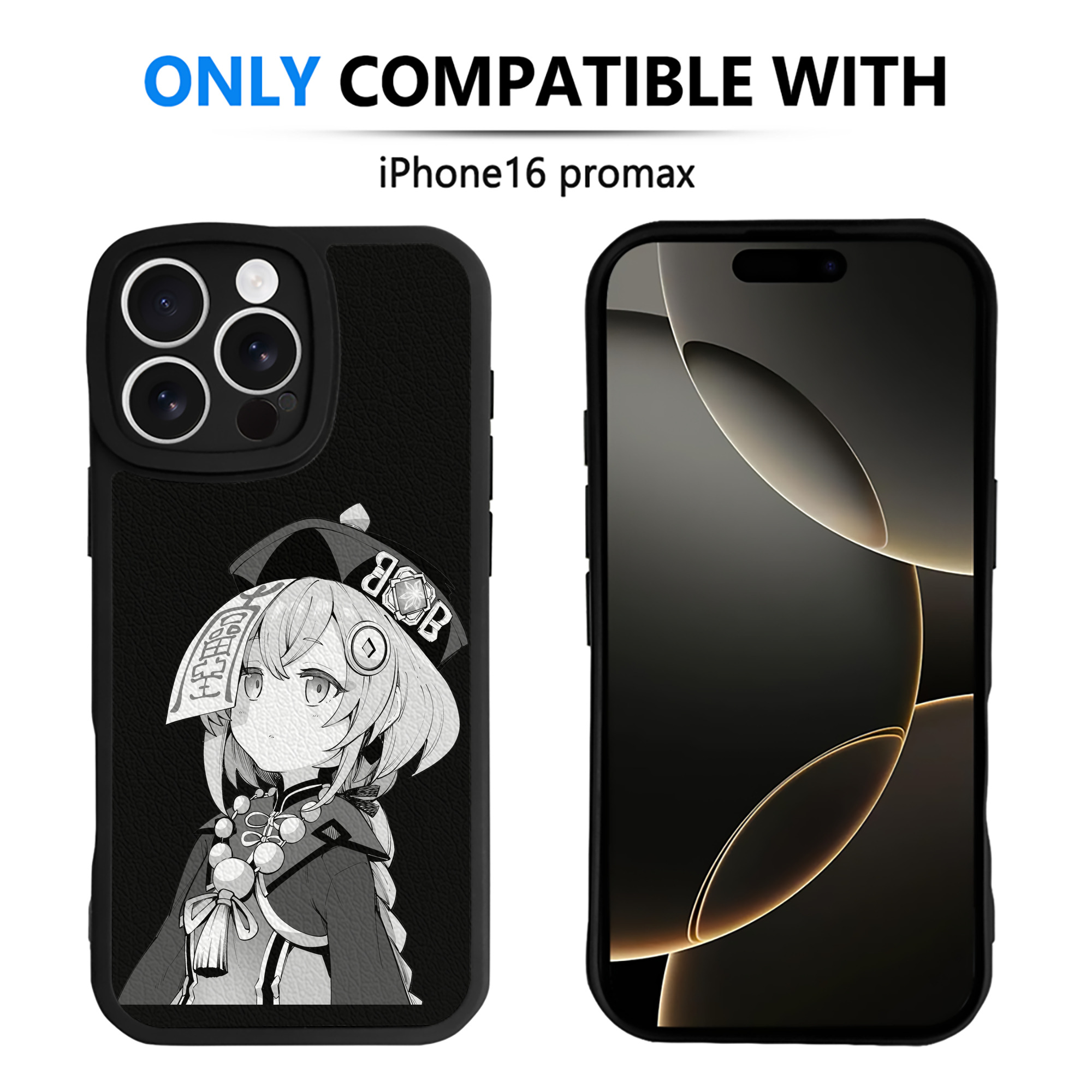 げんし神 七七 なな  genshin Nana 【iPhone 16シリーズ対応】シリコンスマホケース（レザー調） 材質：シリコン